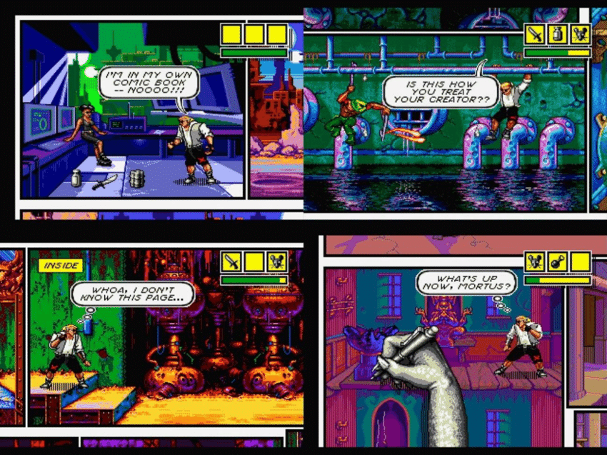 O game é literalmente um gamerolando em o desenvolvimento de quadrinho. Mais Cartoon que isso impossível.