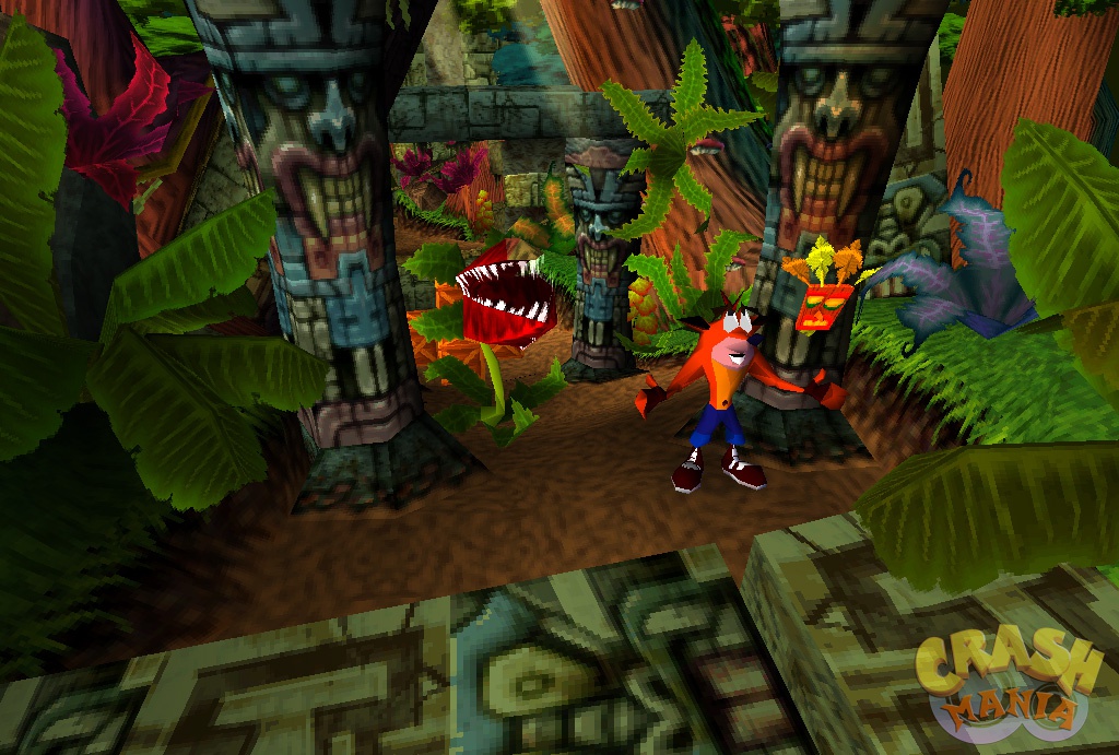 Crash Bandicoot é um exemplo de jogo estilo cartoon bem sucedido na era 3D