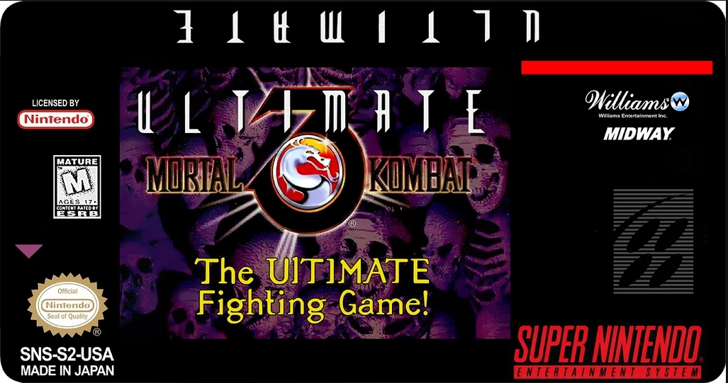 Mortal Kombat 3 Ultimate foi mais um belo game portado para Snes. Esse sofrendo do mesmo caso das versões de Street Fighter II. Ser uma atualização num tempo em que não existia DLC.